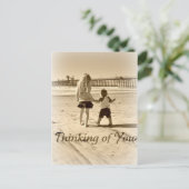 Kinder denken postkarte (Stehend Vorderseite)