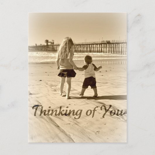 Kinder denken postkarte (Vorderseite)