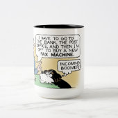 Kinder der 50er Jahre - Cartoon Kaffee Tasse (Mittel)