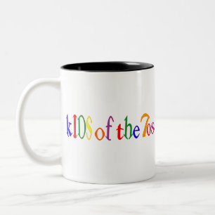 Kinder der 70er zweifarbige tasse