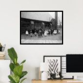 Kinder der Afrikanischen Grundschule 1900 Poster (Heimbüro)