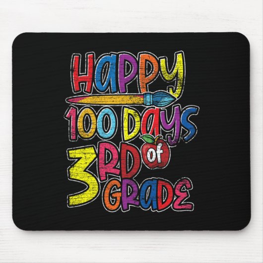 Kinder der dritten Klasse geben 100 Schultage Mousepad (Vorne)
