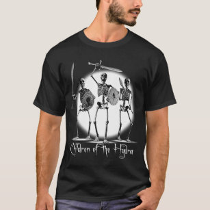 "Kinder der Hydras" Skelett-(dunkle) T - Shirts