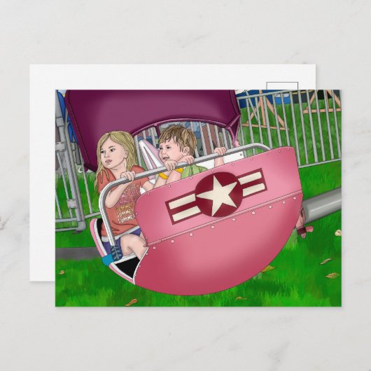 Kinder der Karnevalskunst Postkarte (Vorne/Hinten)