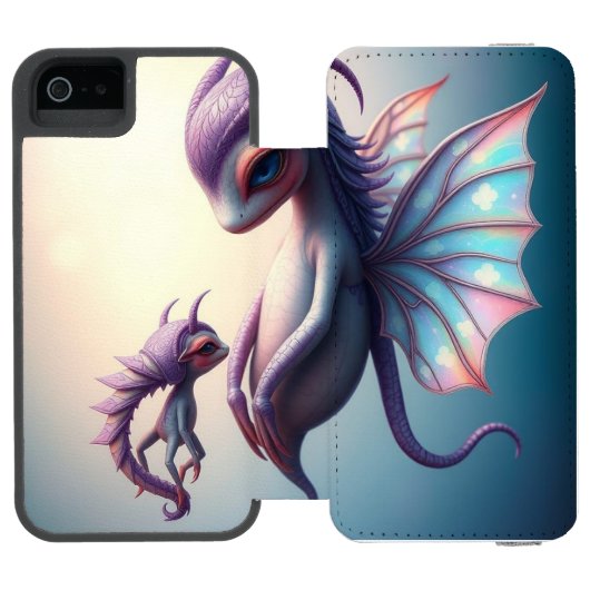 „Kinder der Sternenmagie“ Incipio iPhone Geldbeutel-Hülle (Folio Geöffnet)