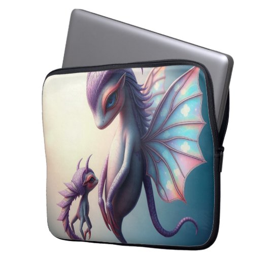 „Kinder der Sternenmagie“ Laptopschutzhülle (Vorderseite Links)