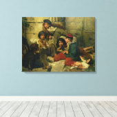 Kinder der Straßen von Paris, 1852 Leinwanddruck (Insitu (Holzboden))