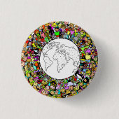 Kinder der Welt Button (Vorderseite)