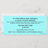 Kinder der Welt Einladung (Rückseite)