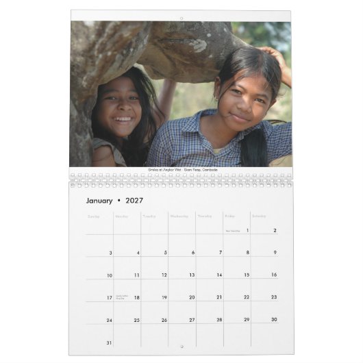 Kinder der Welt Kalender (Jan 2027)