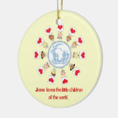 Kinder der Welt Keramikornament (Links)