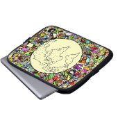 Kinder der Welt Laptopschutzhülle (Vorne Knopf)