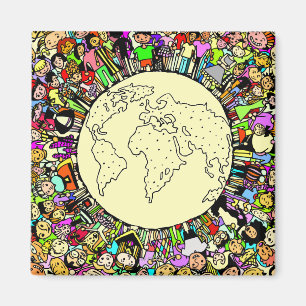 Kinder der Welt Magnet