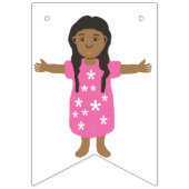 Kinder der Welt mit Händen Wimpelkette (Dritte Fahne)