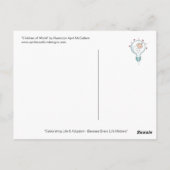 KINDER DER WELT Postkarte bis April McCallum (Rückseite)