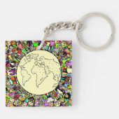 Kinder der Welt Schlüsselanhänger (Rückseite)