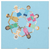 Kinder der Welt Stoff (Nahaufnahme)