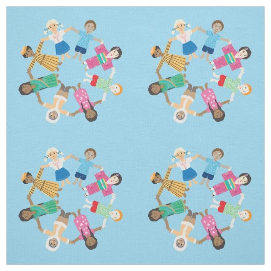 Kinder der Welt Stoff (Muster)