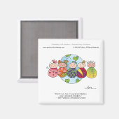 KINDER DER WELTLEISTUNG bis April McCallum Magnet (Vorderseite/Rückseite)