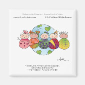 KINDER DER WELTLEISTUNG bis April McCallum Magnet (Vorne)