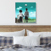 Kinder der Zukunft Leinwanddruck (Insitu (Schlafzimmer))