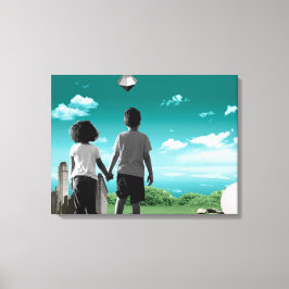 Kinder der Zukunft Leinwanddruck