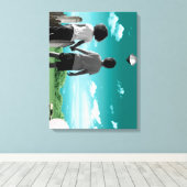 Kinder der Zukunft Leinwanddruck (Insitu (Holzboden))