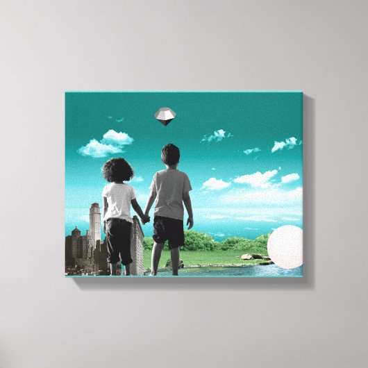 Kinder der Zukunft Leinwanddruck (Vorderseite)