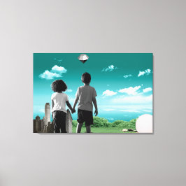 Kinder der Zukunft Leinwanddruck