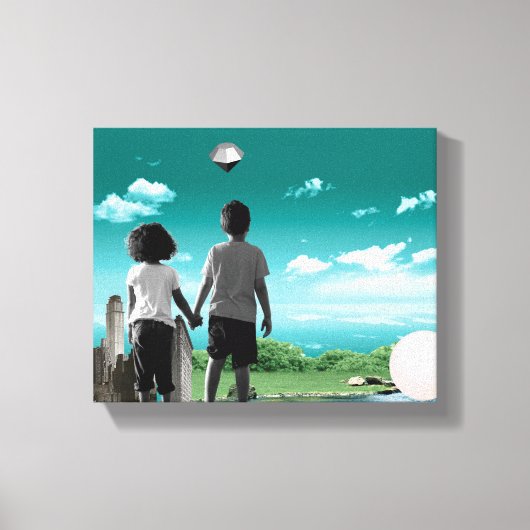 Kinder der Zukunft Leinwanddruck (Vorderseite)