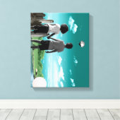 Kinder der Zukunft Leinwanddruck (Insitu (Holzboden))