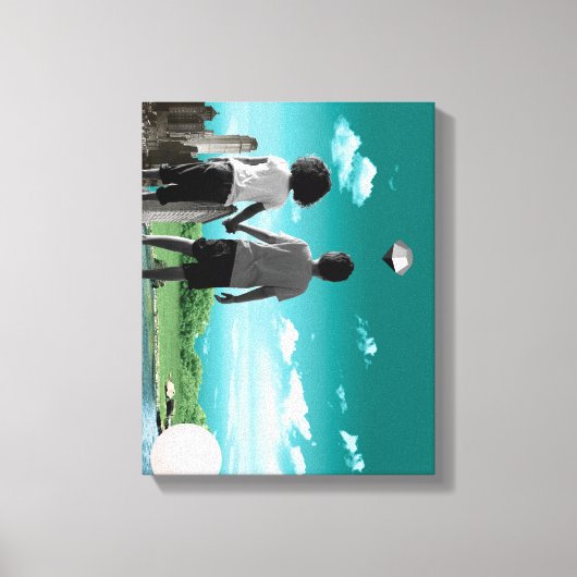 Kinder der Zukunft Leinwanddruck (Vorderseite)