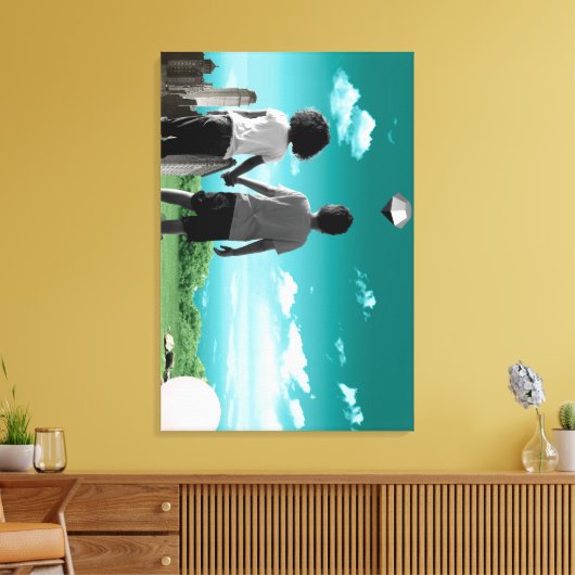 Kinder der Zukunft Leinwanddruck (Insitu (Wohnzimmer))