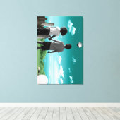 Kinder der Zukunft Leinwanddruck (Insitu (Holzboden))