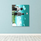 Kinder der Zukunft Leinwanddruck (Insitu (Holzboden))