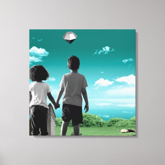 Kinder der Zukunft Leinwanddruck (Vorderseite)