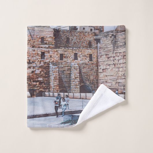 Kinder des 2. Tempels, Altes Jerusalem Badhandtuch Set (Waschlappen)