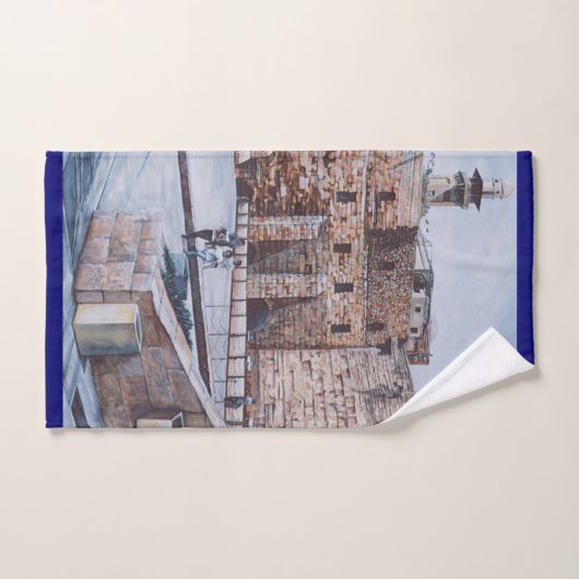 Kinder des 2. Tempels, Altes Jerusalem Badhandtuch Set (Handtuch)