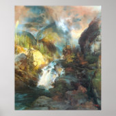 Kinder des Berges, von Thomas Moran Poster (Vorne)