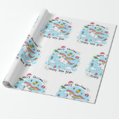 Kinder des Einhorns - Niedliche Weihnachten Geschenkpapier (Ungerollt)