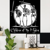 Kinder des Hydra-Posters Poster (Heimbüro)