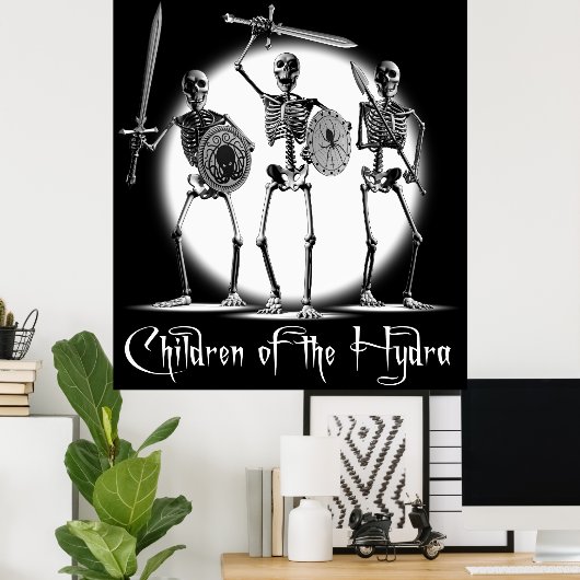 Kinder des Hydra-Posters Poster (Heimbüro)