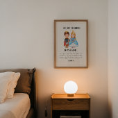 Kinder des King Christlich Kinderzimmer Print Poster
