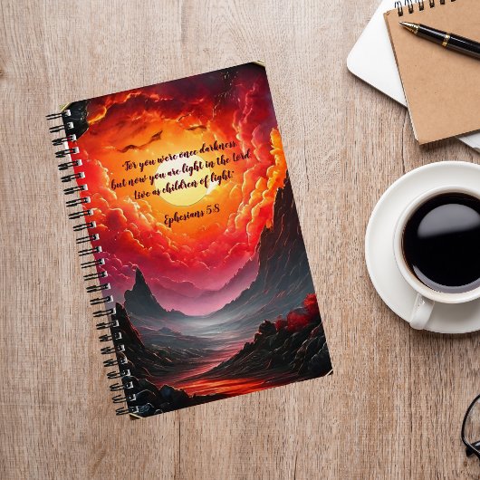 Kinder des Lichtblatts mit Jesus Notizblock