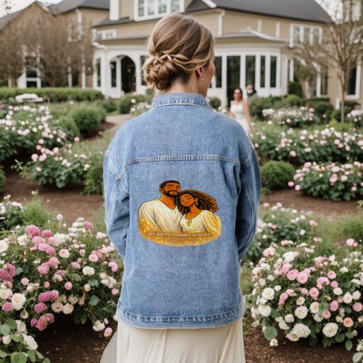 Kinder des Lichts Jeansjacke (Hochzeit Rückseite)