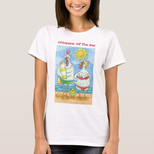 KINDER DES MEERES, FUNNY CARTOON T - SHIRT (Vorderseite)
