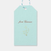 Kinder des Meeres, Jozef Israels Geschenkanhänger (Rückseite)