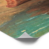 Kinder des Meeres, Jozef Israels Poster (Ecke)