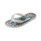 Kinder des polynesischen Resorts drehte Flop Kinderbadesandalen (Schrägansicht)