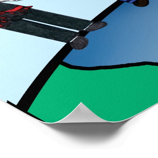 Kinder des Weltposters Poster (Ecke)